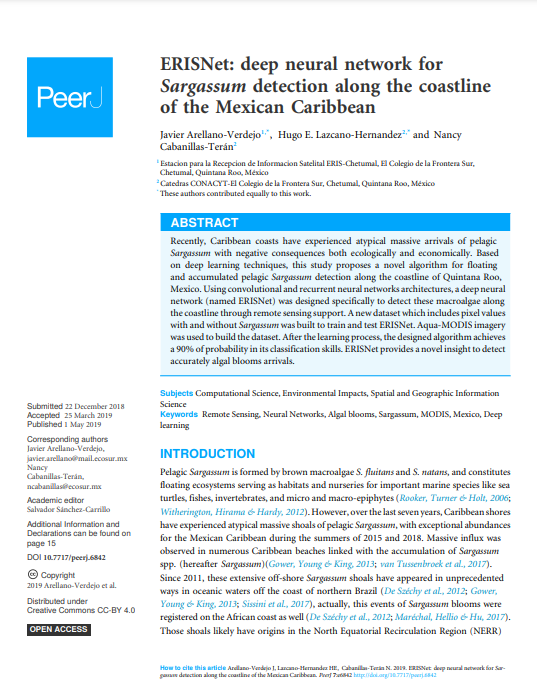 Portada del articulo, ERISNET.